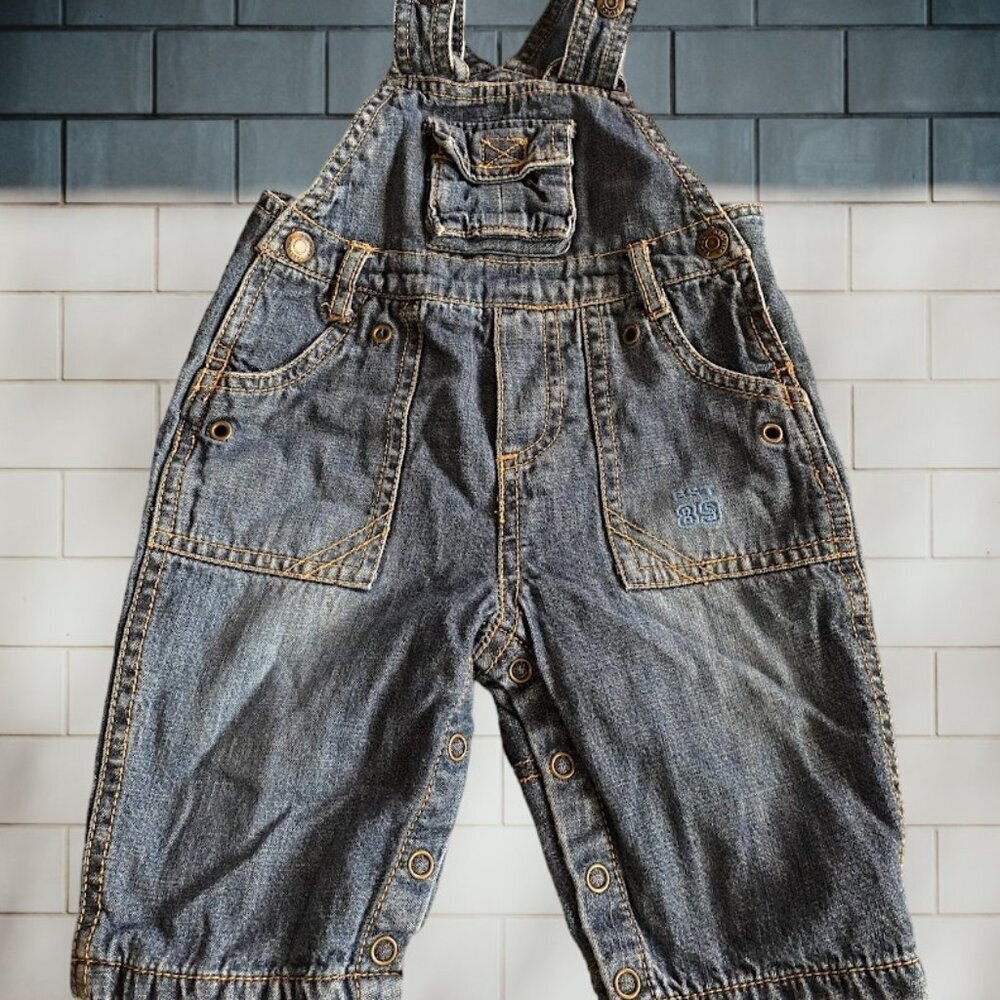 The Children's Place Distressed Jean Overalls